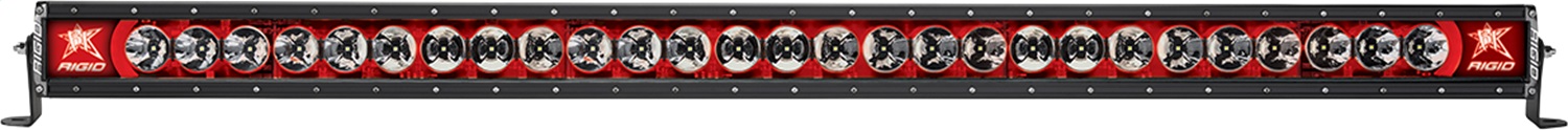 RIGID Radiance Plus LED Light Bar, Broad-Spot Optic, 50 Inch With Red Backlight-250023