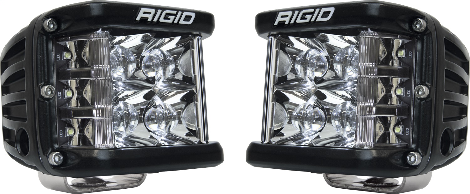 RIGID D-SS PRO Side Shooter, Spot Optic, Surface Mount, Black Housing, Pair-262213