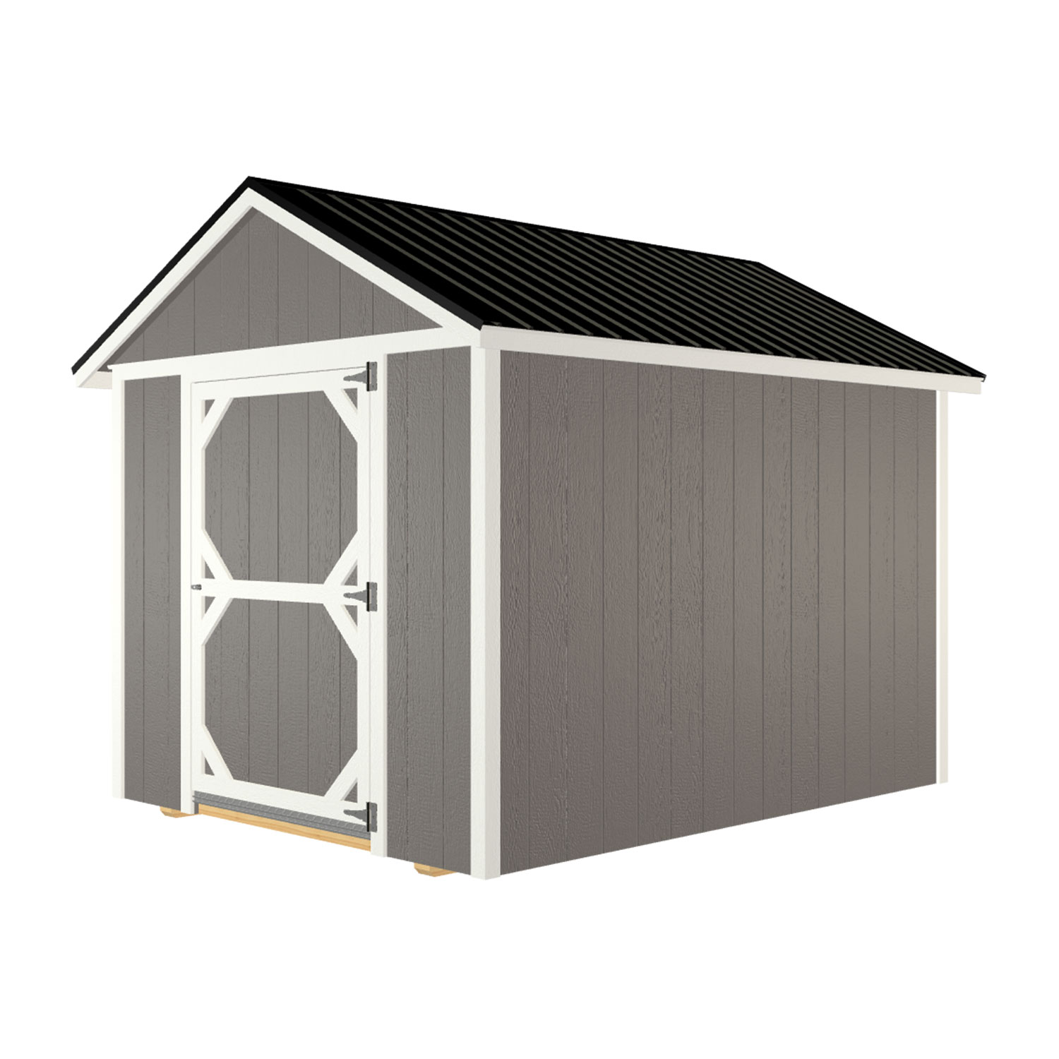 High-Quality 8x10 Tool Shed with LP Smart Side and Metal Roof