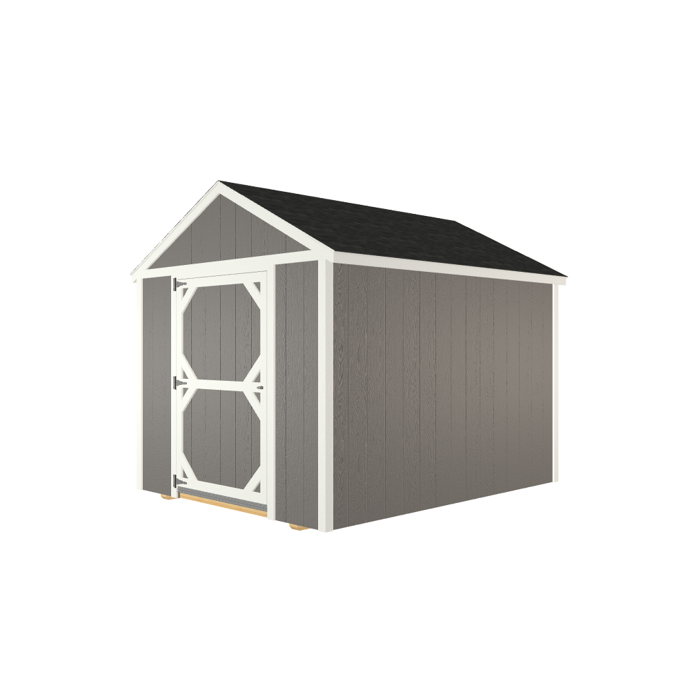 8x10 Tool Shed with LP Smart Siding and Shingle Roof - 800 C