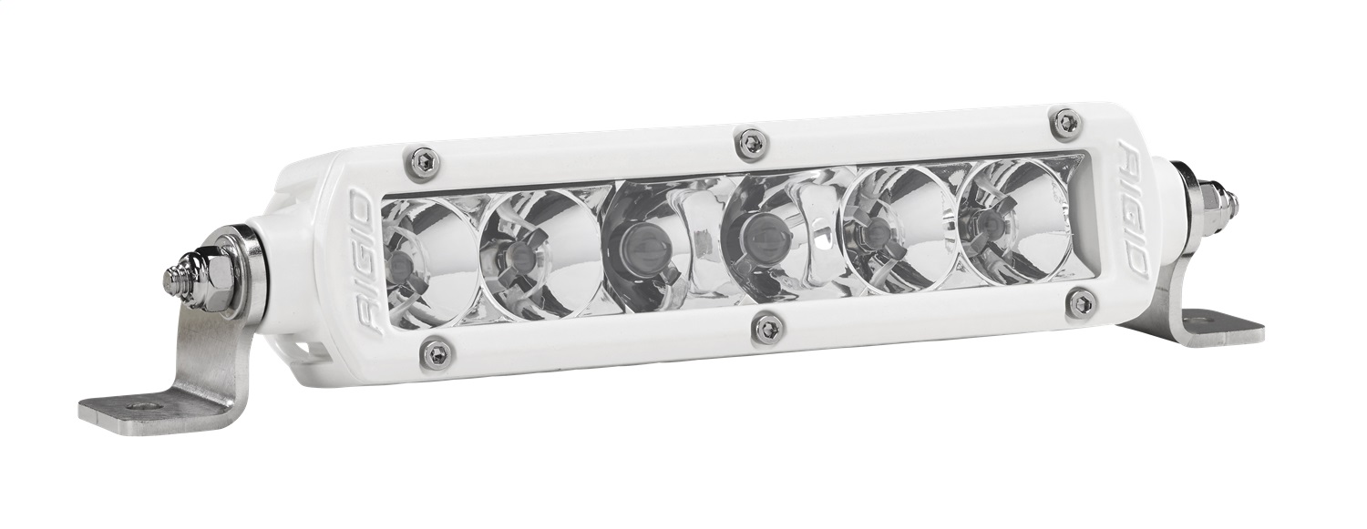 RIGID SR-Series PRO LED Light, Spot/Flood Optic Combo, 6 Inch, White Housing-306313