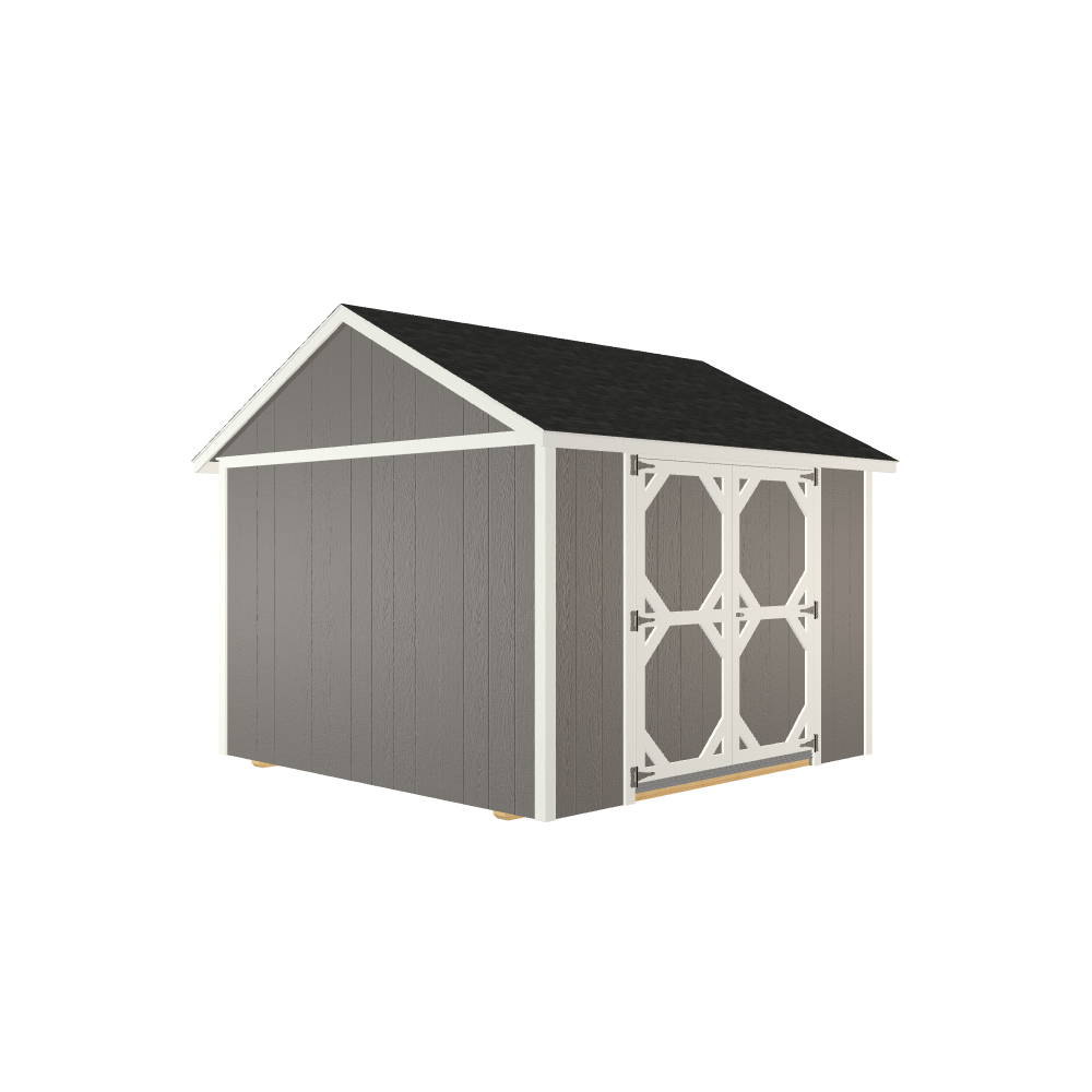 10x10 Tool Shed with LP Smart Siding and Shingle Roof - 806 L