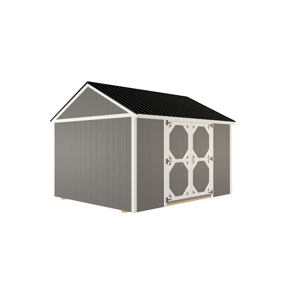 10x12 Tool Shed with LP Smart Siding and Metal Roof - 806 C