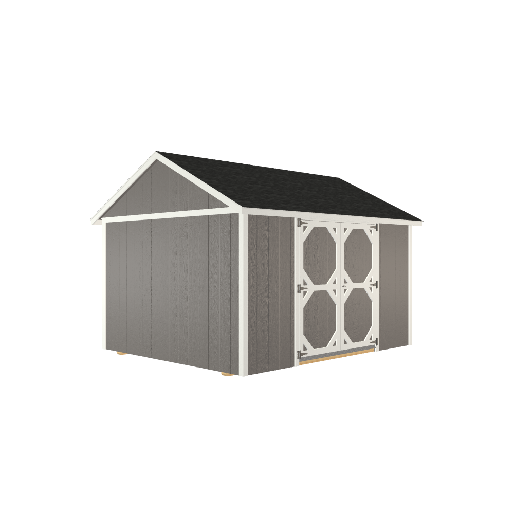 10x12 Tool Shed with LP Smart Siding and Shingle Roof - 806 L