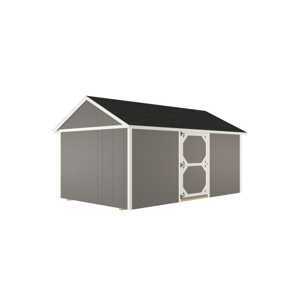 10x16 Tool Shed with LP Smart Siding and Shingle Roof - 801 L