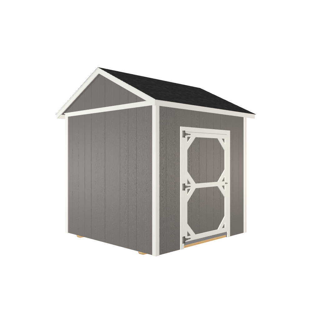 8x8 Utility with LP Smart Siding and Shingle Roof - 801 L