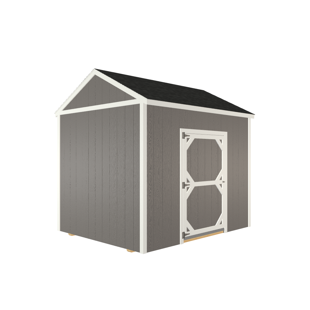8x10 Utility with LP Smart Siding and Shingle Roof - 801 C