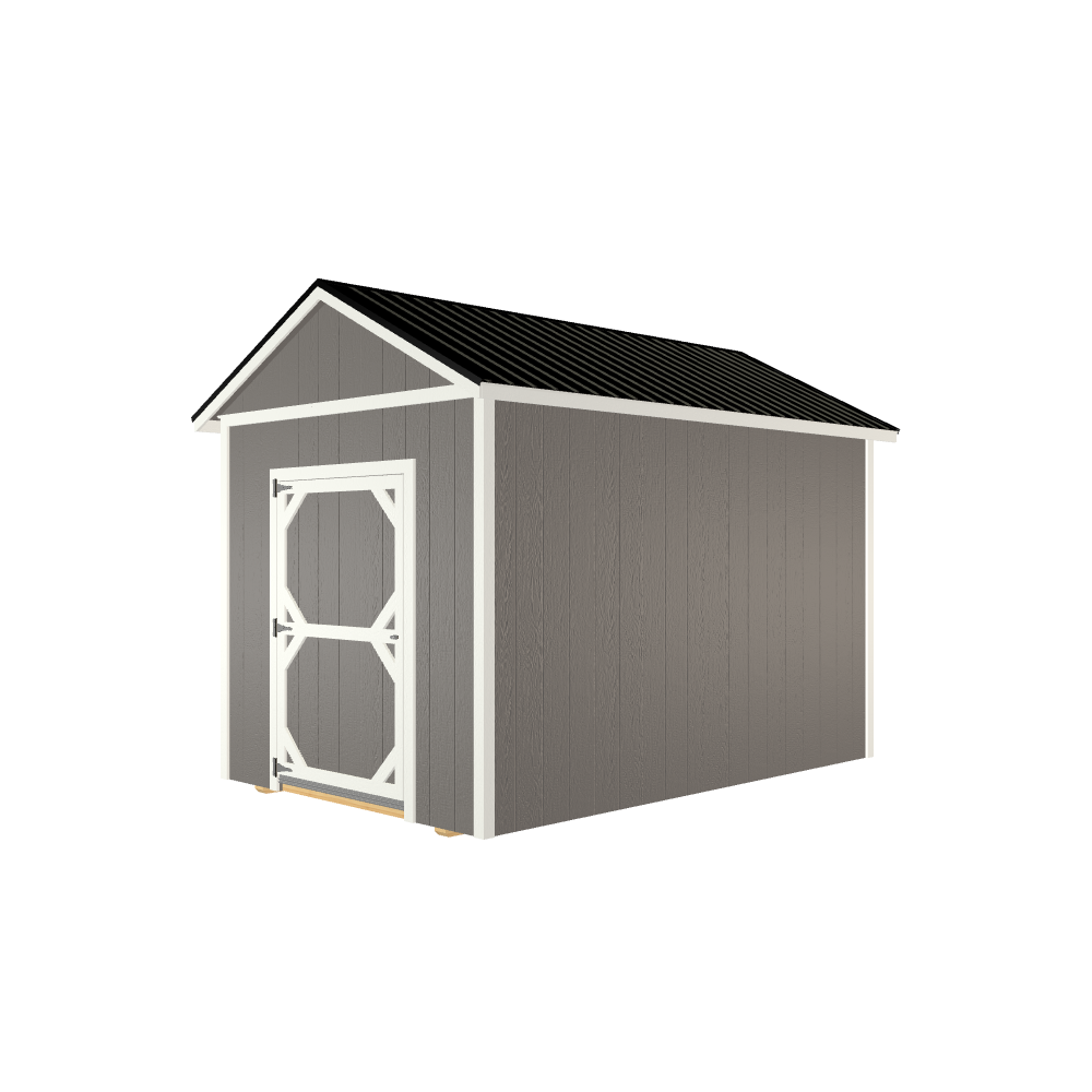 8x12 Utility with LP Smart Siding and Metal Roof - 800 L