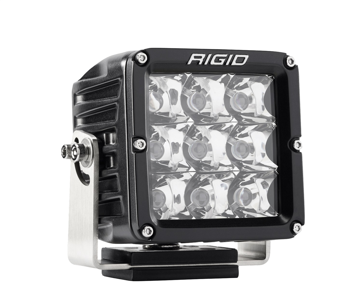 RIGID D-XL PRO LED Light, Spot Optic, Surface Mount, Black Housing, Single-321213