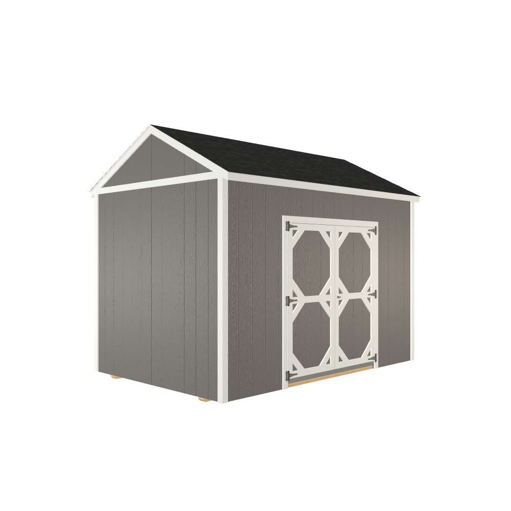 8x12 Utility with LP Smart Siding and Shingle Roof - 806 C