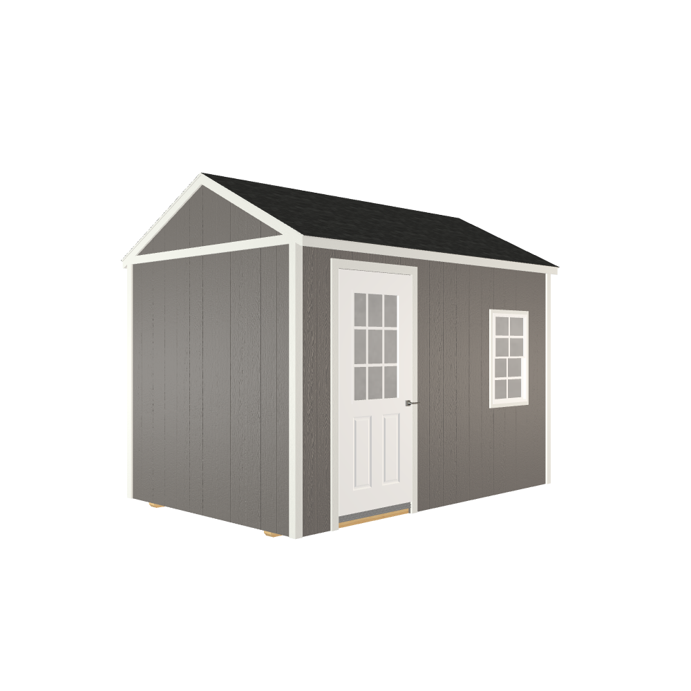 8x12 Utility with LP Smart Siding and Shingle Roof - 809 C