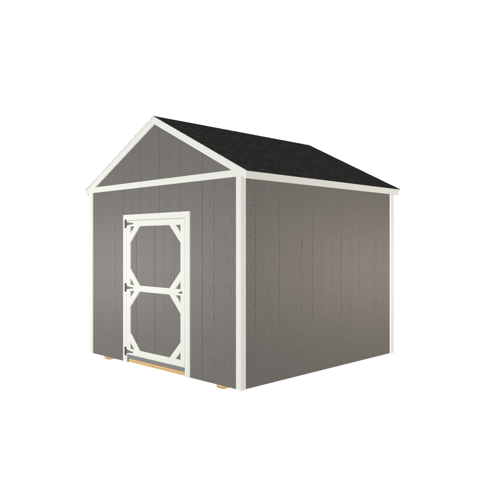 10x10 Utility with LP Smart Siding and Shingle Roof - 800 C