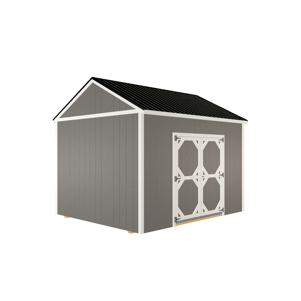 10x12 Utility with LP Smart Siding and Metal Roof - 806 C
