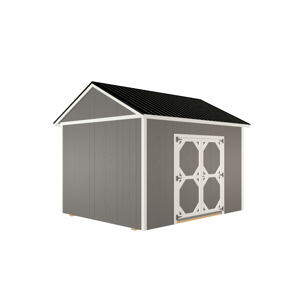 10x12 Utility with LP Smart Siding and Metal Roof - 806 L