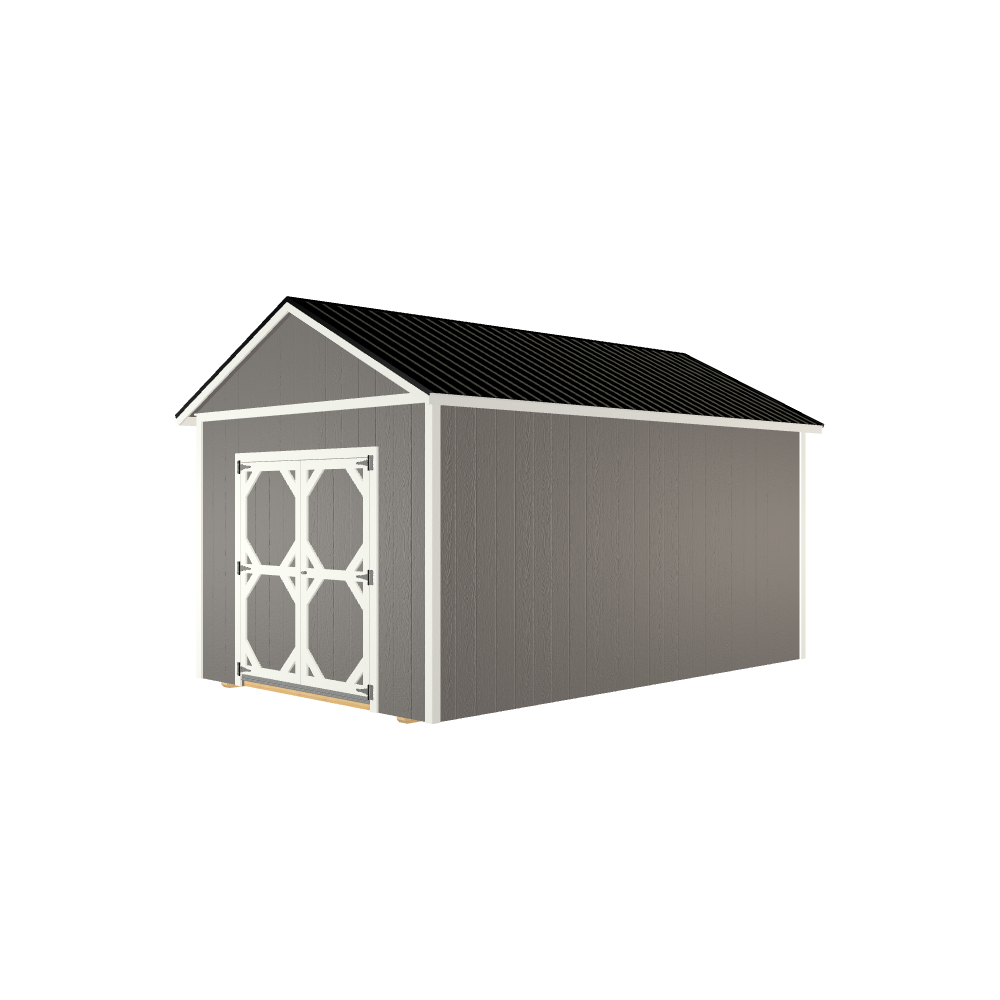 10x16 Utility with LP Smart Siding and Metal Roof - 805 L