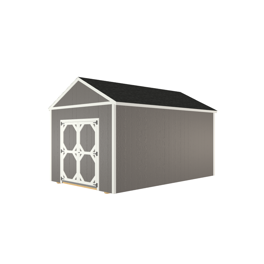 10x16 Utility with LP Smart Siding and Shingle Roof - 805 C