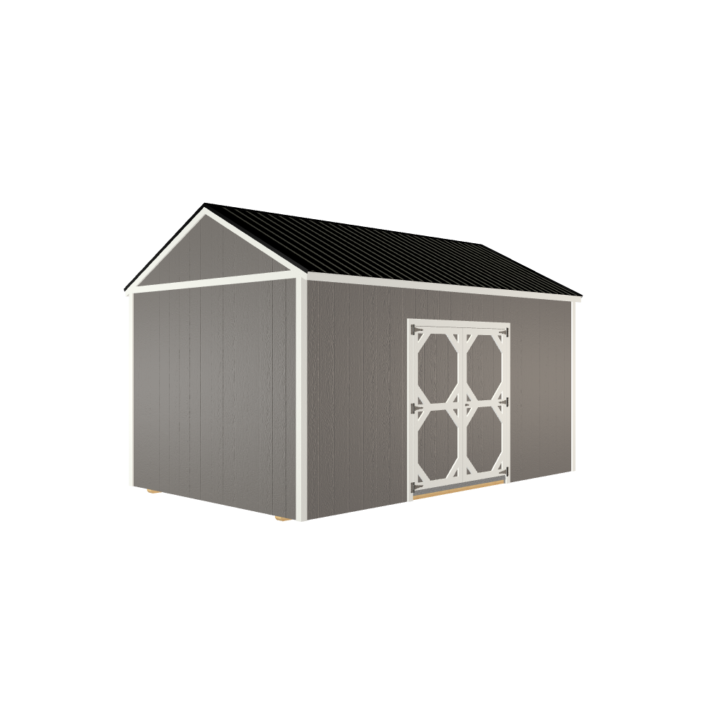 10x16 Utility with LP Smart Siding and Metal Roof - 806 C