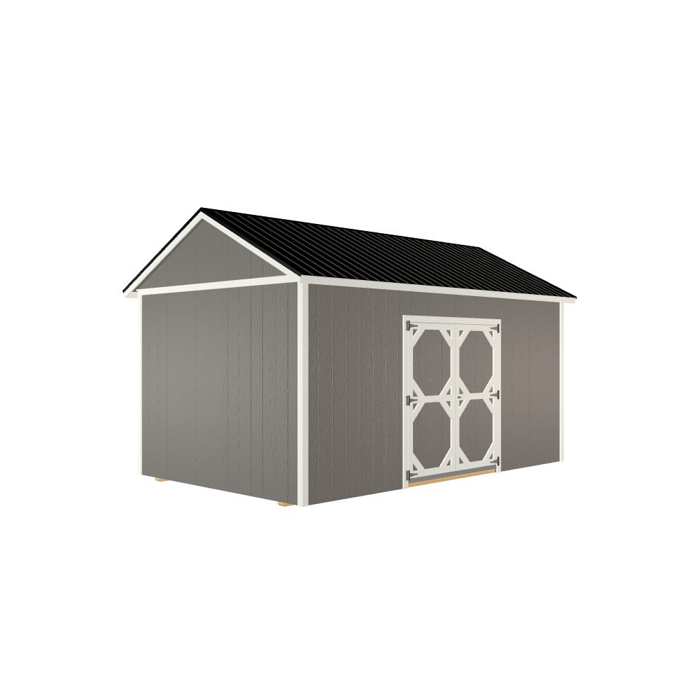 10x16 Utility with LP Smart Siding and Metal Roof - 806 L