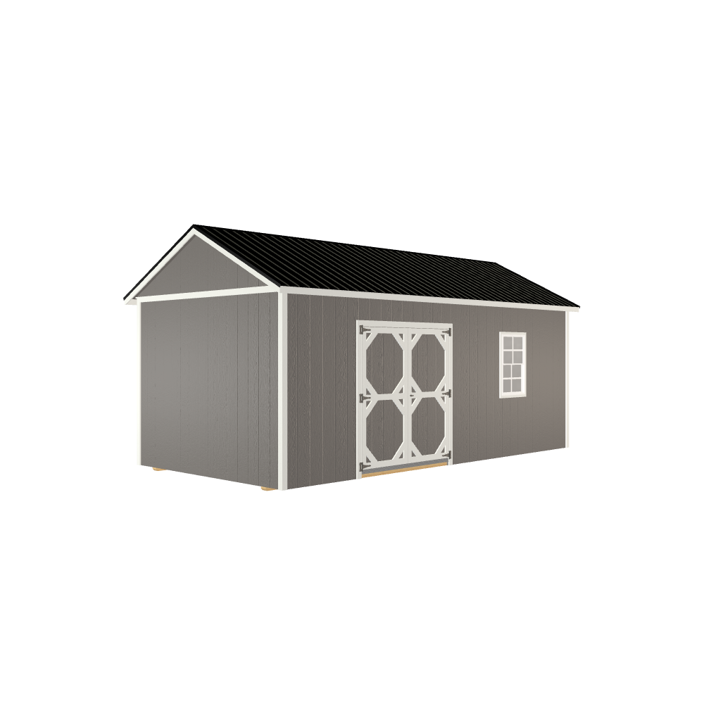 10x20 Utility with LP Smart Siding and Metal Roof - 809 L