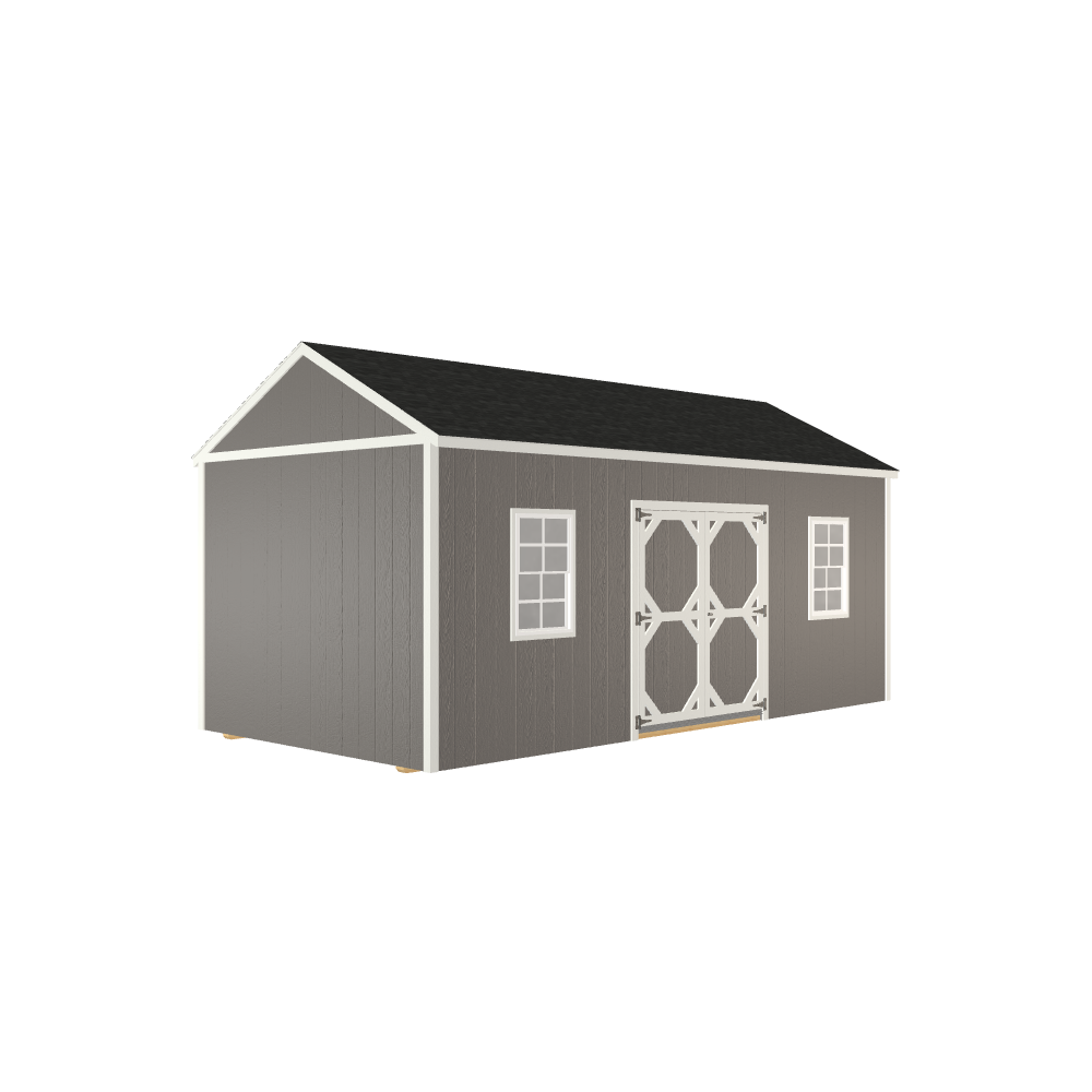 10x20 Utility with LP Smart Siding and Shingle Roof - 810 C