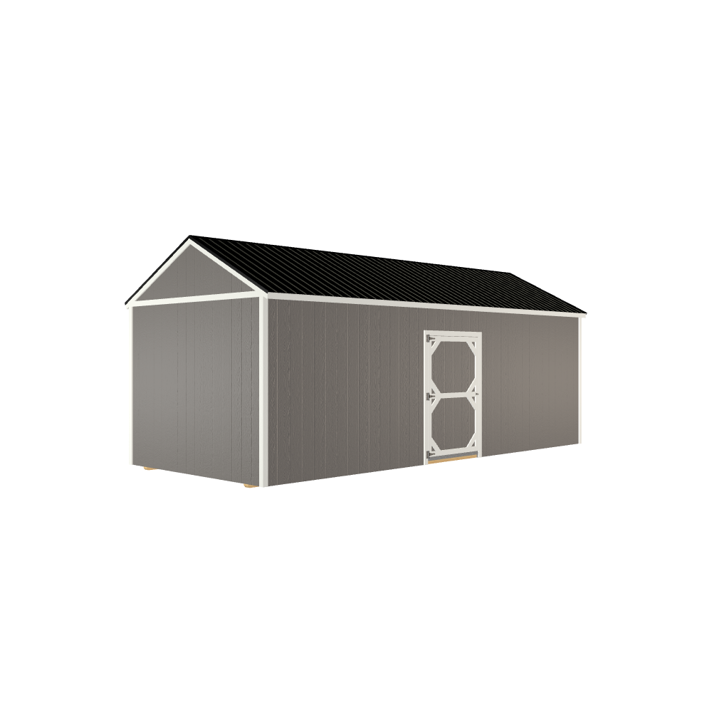 10x24 Utility with LP Smart Siding and Metal Roof - 801 C