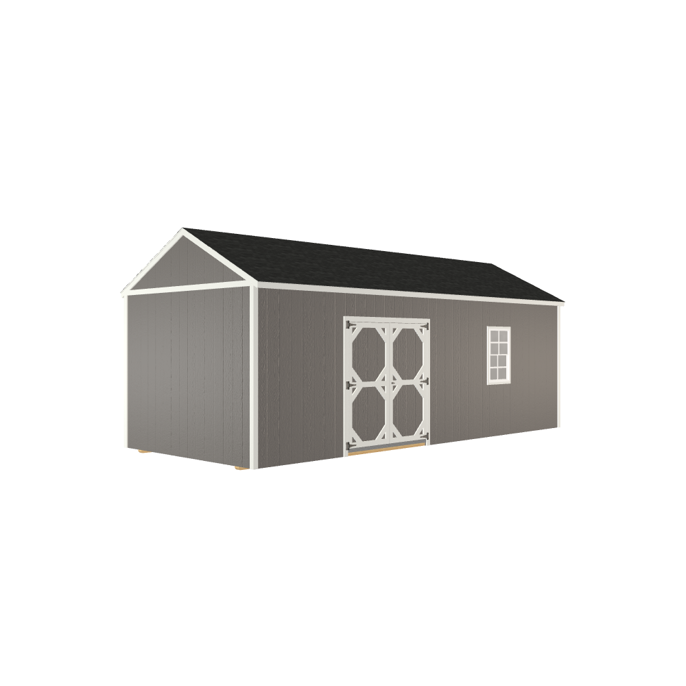 10x24 Utility with LP Smart Siding and Shingle Roof - 809 C