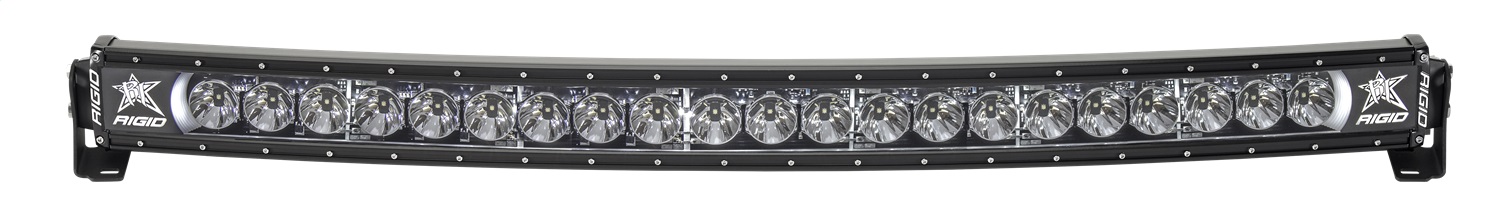 RIGID Radiance Plus Curved Bar, Broad-Spot Optic, 40 Inch With White Backlight-34000