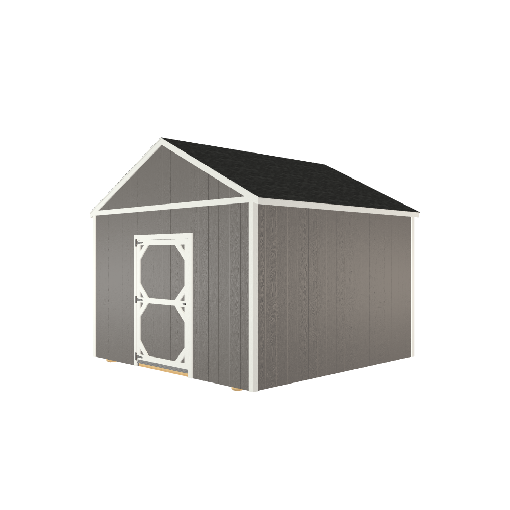 12x12 Utility with LP Smart Siding and Shingle Roof - 800 C