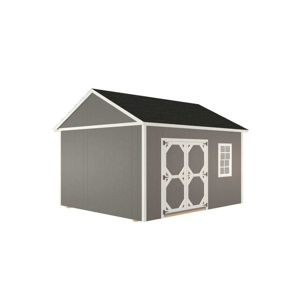 12x14 Utility with LP Smart Siding and Shingle Roof - 809 L