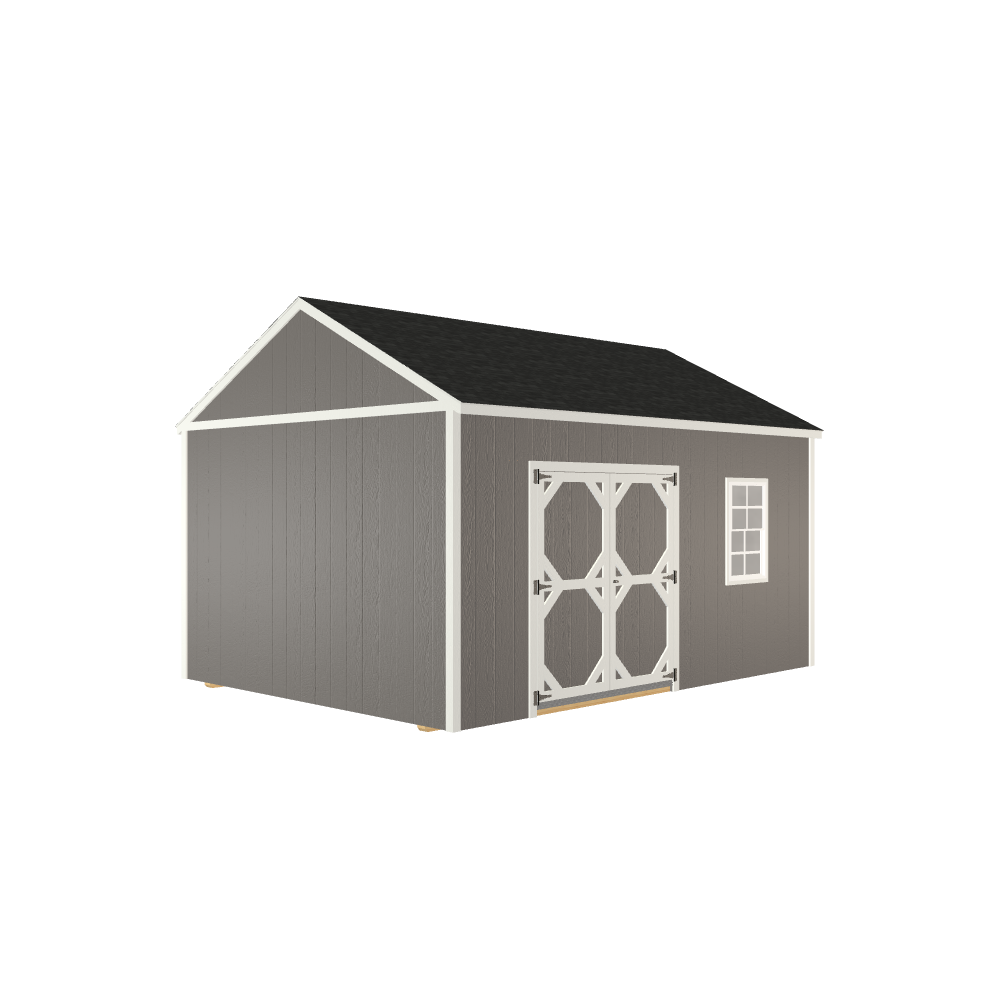 12x16 Utility with LP Smart Siding and Shingle Roof - 809 C