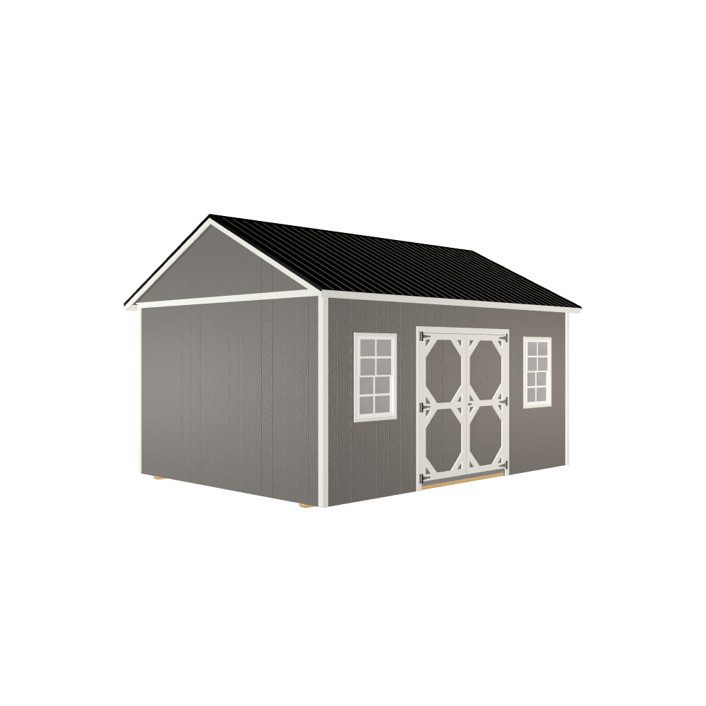 12x16 Utility with LP Smart Siding and Metal Roof - 810 L