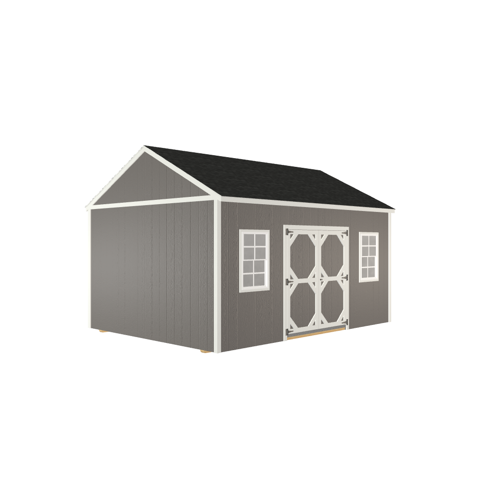 12x16 Utility with LP Smart Siding and Shingle Roof - 810 C