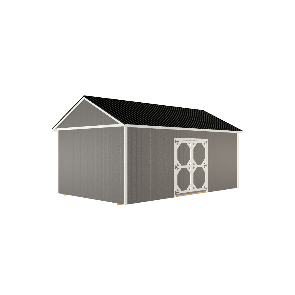12x20 Utility with LP Smart Siding and Metal Roof - 806 L