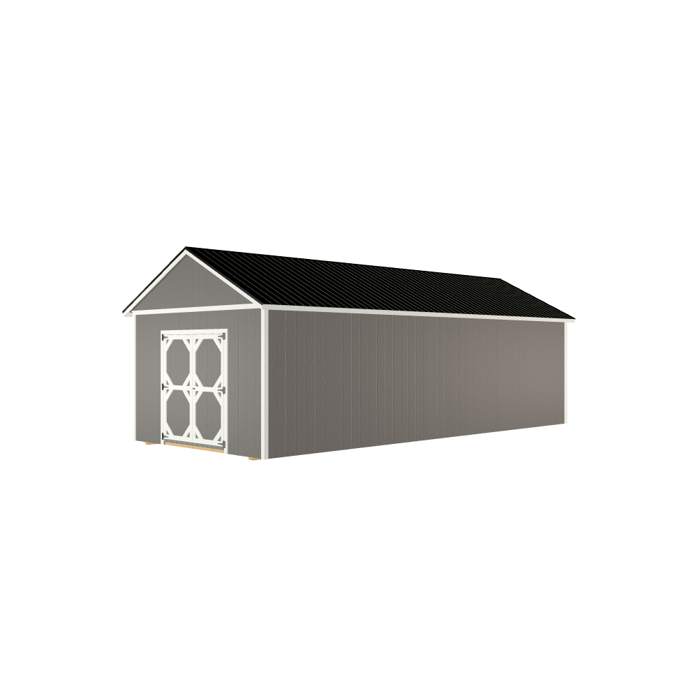 12x28 Utility with LP Smart Siding and Metal Roof - 805 L
