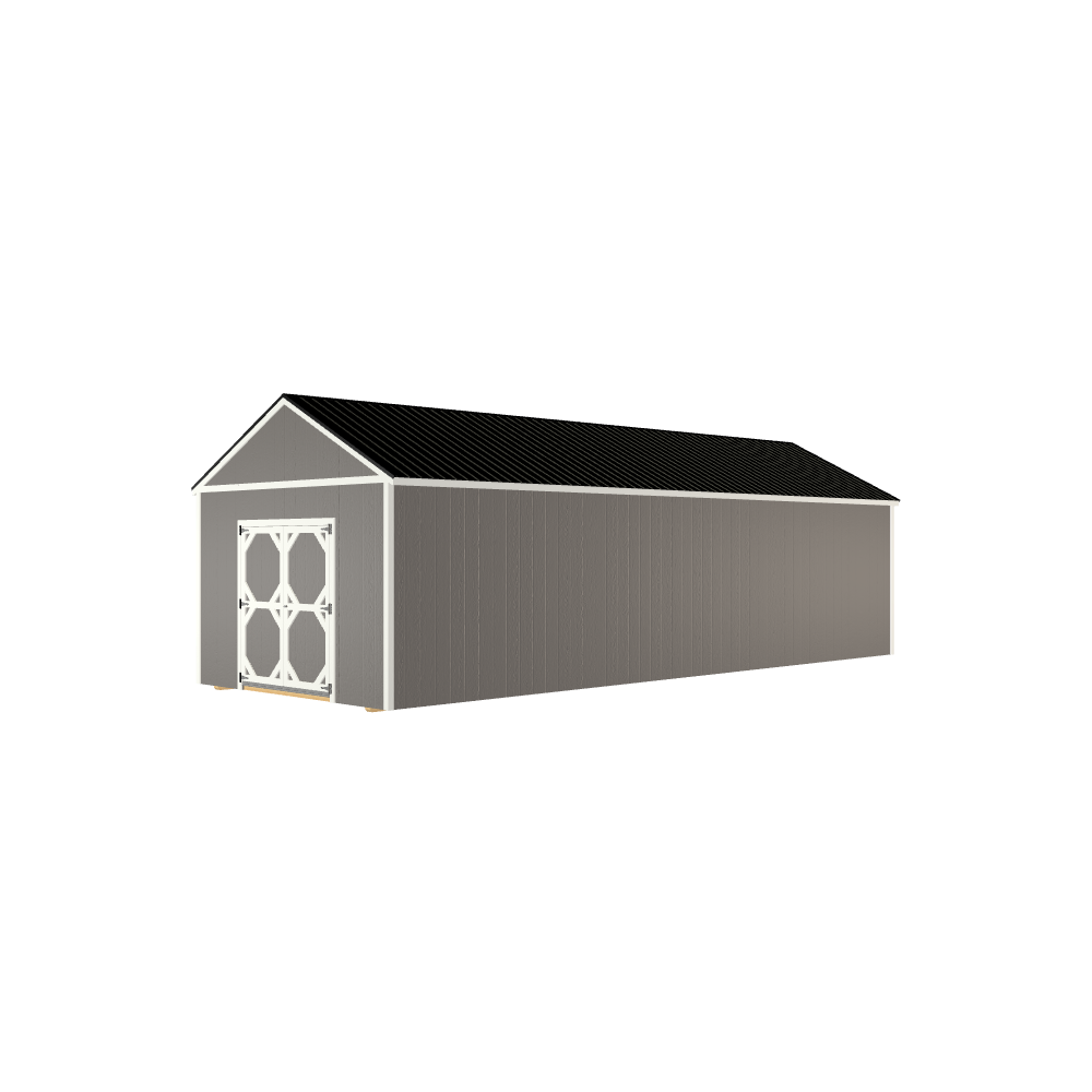 12x32 Utility with LP Smart Siding and Metal Roof - 805 C