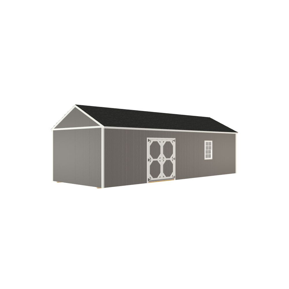 12x32 Utility with LP Smart Siding and Shingle Roof - 809 C