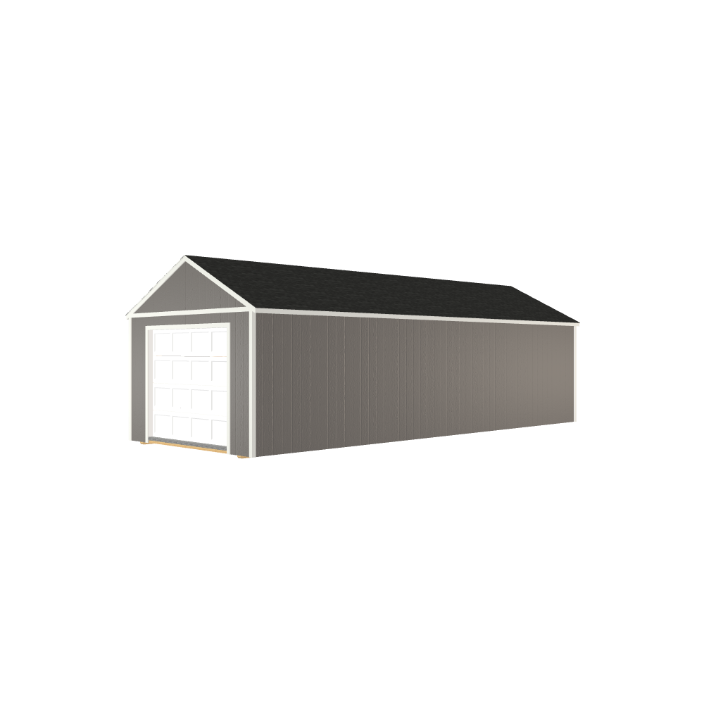 12x32 Utlity Garage with LP Smart Siding and Shingle Roof - 811 C