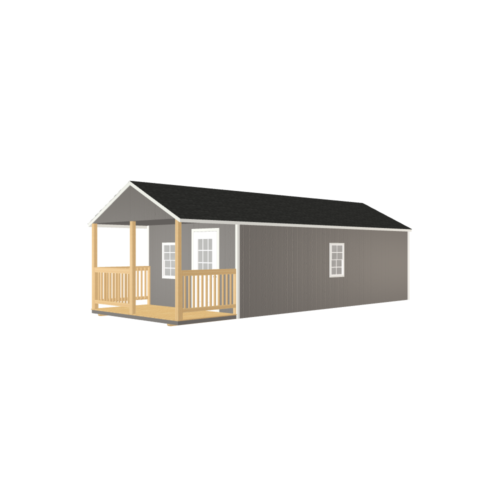 12x32 Utility Cabin with LP Smart Siding and Shingle Roof - 813 C