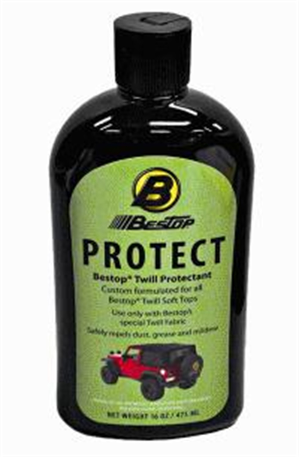 Bestop Protectant for Black Twill Fabric 11207-00