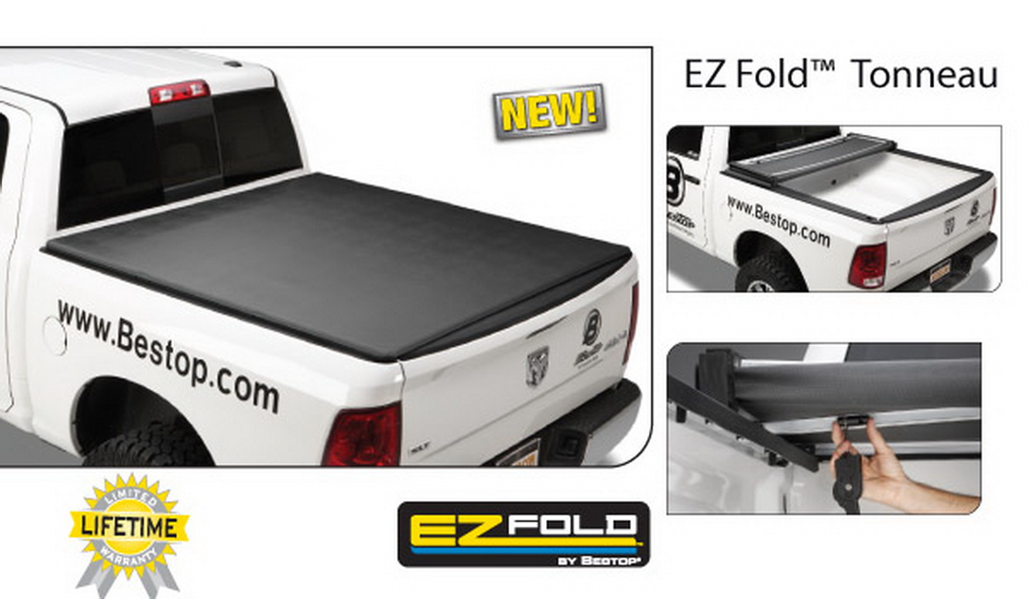 EZ-Fold Hard Trifold Tonneau Cover 14021-01
