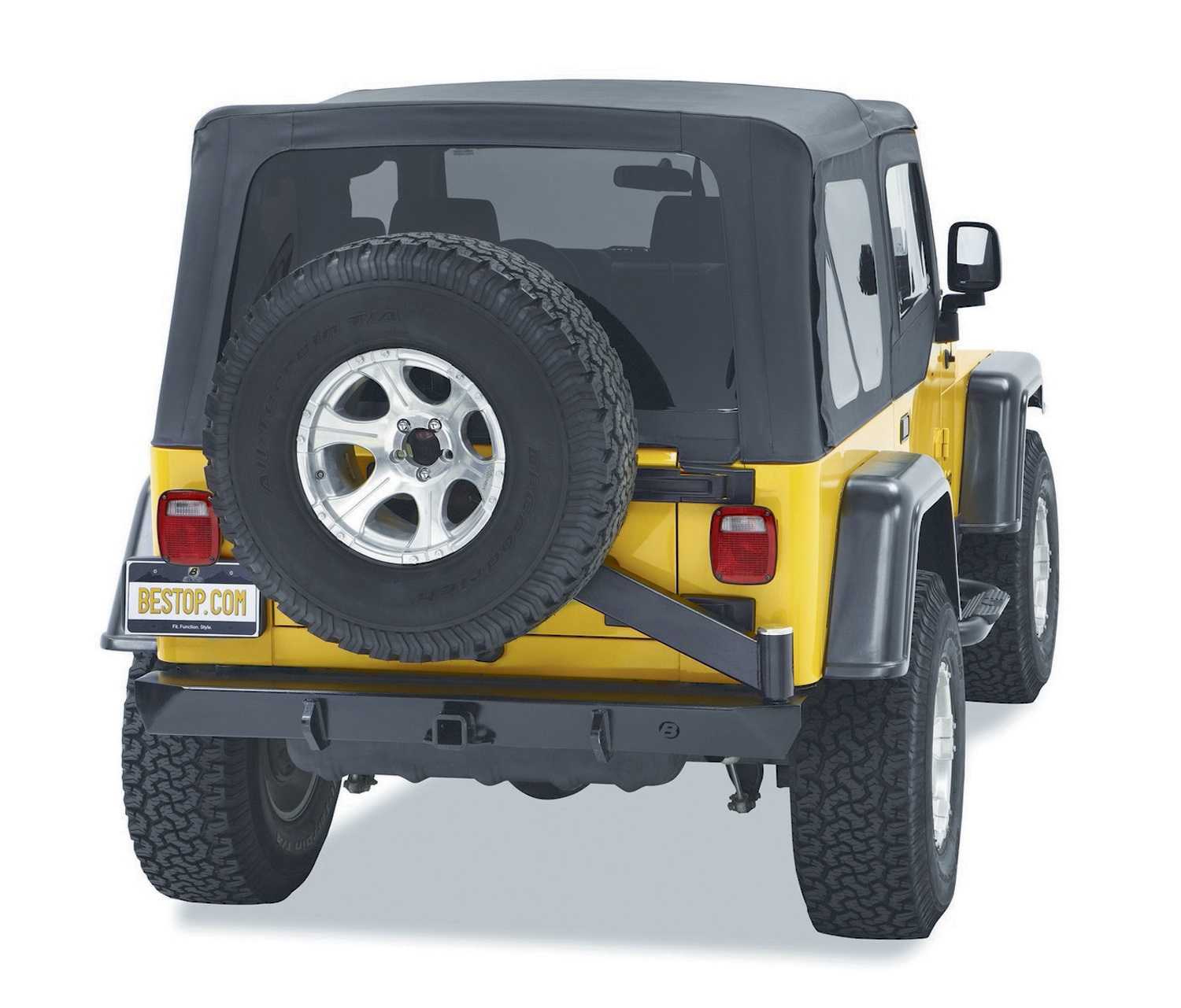 HighRock 4x4 Rear Bumper, Matte Black 44931-01