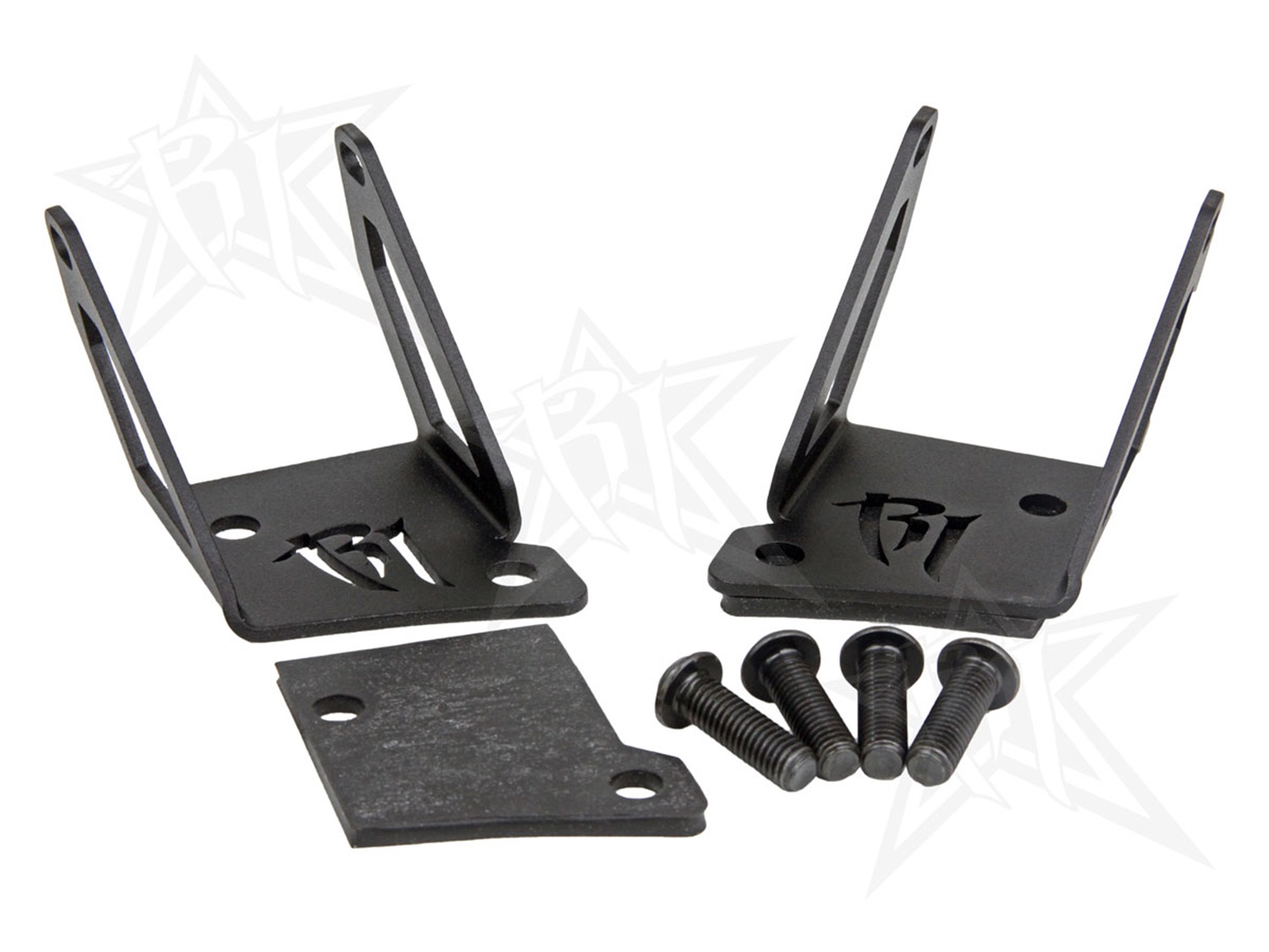 RIGID 2007-2015 Jeep JK A-Pillar Mount Kit, Fits D-Series or Radiance POD Lights-40331