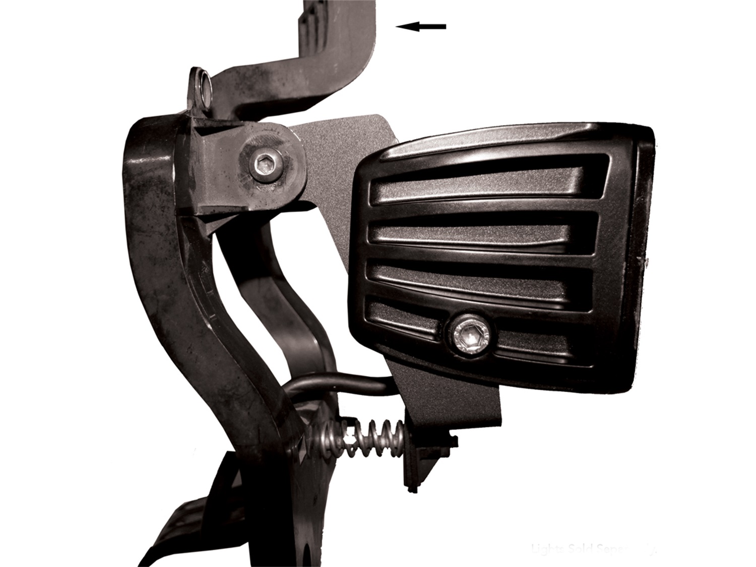RIGID 1999-2016 Ford SuperDuty Fog Mount Kit, Fits D-Series Or Radiance Pod-46503