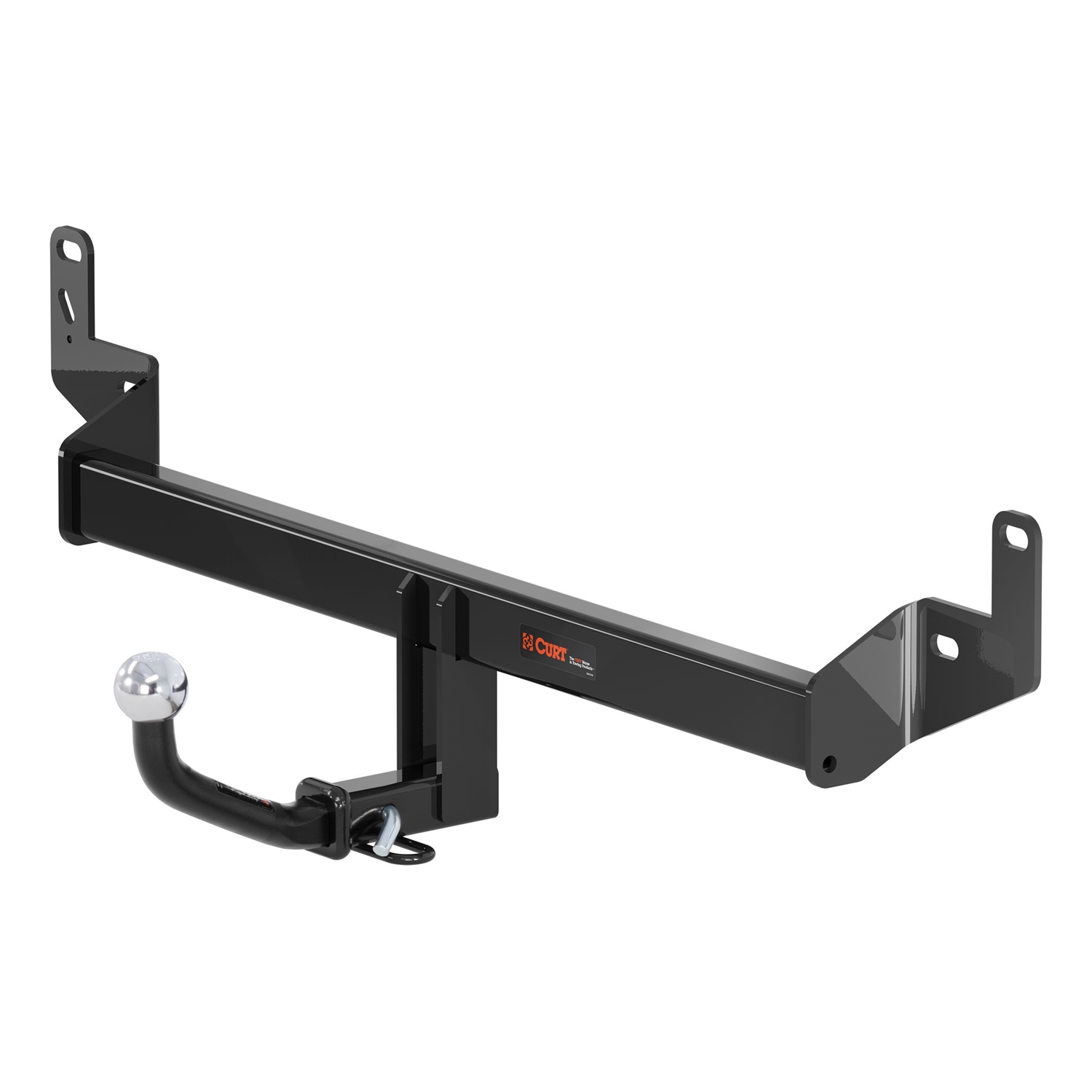 Class I Trailer Hitch, Pin & Clip, 1 7/8 Ball Euro Mount 114571