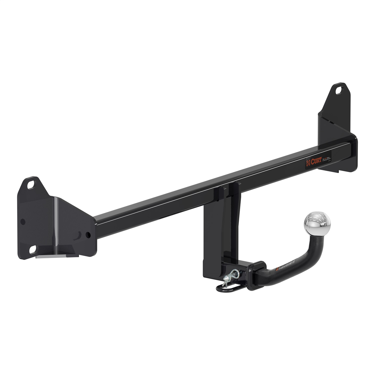 Class I Trailer Hitch, Pin & Clip, 1 7/8 Ball Euro Mount 115241