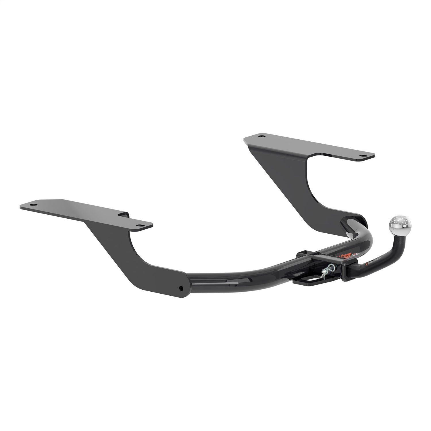 Class I 1-1/4 Trailer Hitch, Pin & Clip, 1 7/8 Ball Euro Mount 115351