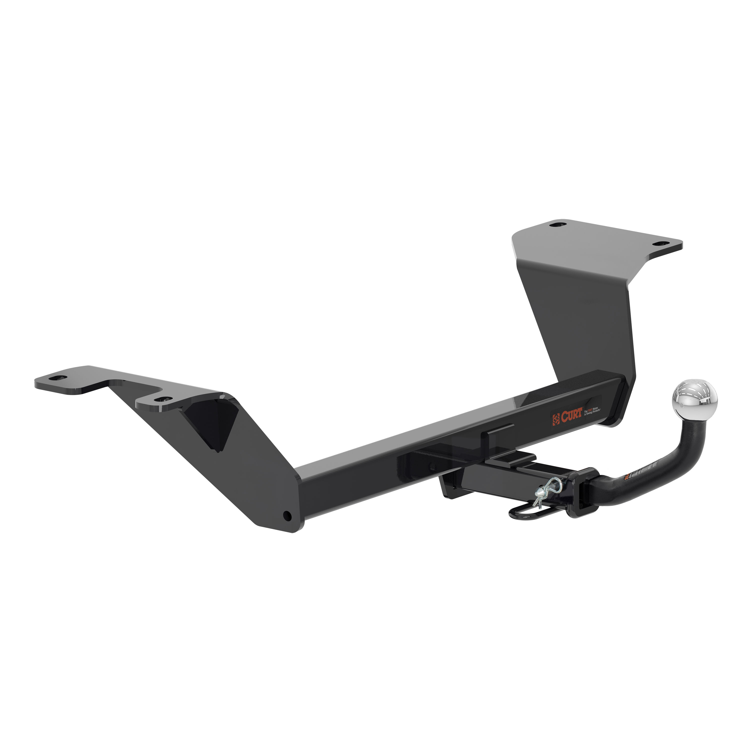 Class I Trailer Hitch, Pin & Clip, 2 Ball Euro Mount 115632