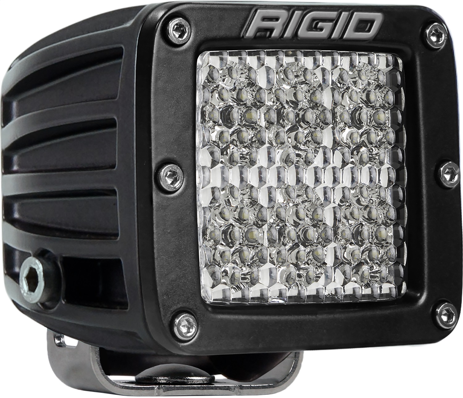 RIGID D-Series PRO Light, Drive Diffused, Surface Mount, Black Housing, Single-501513