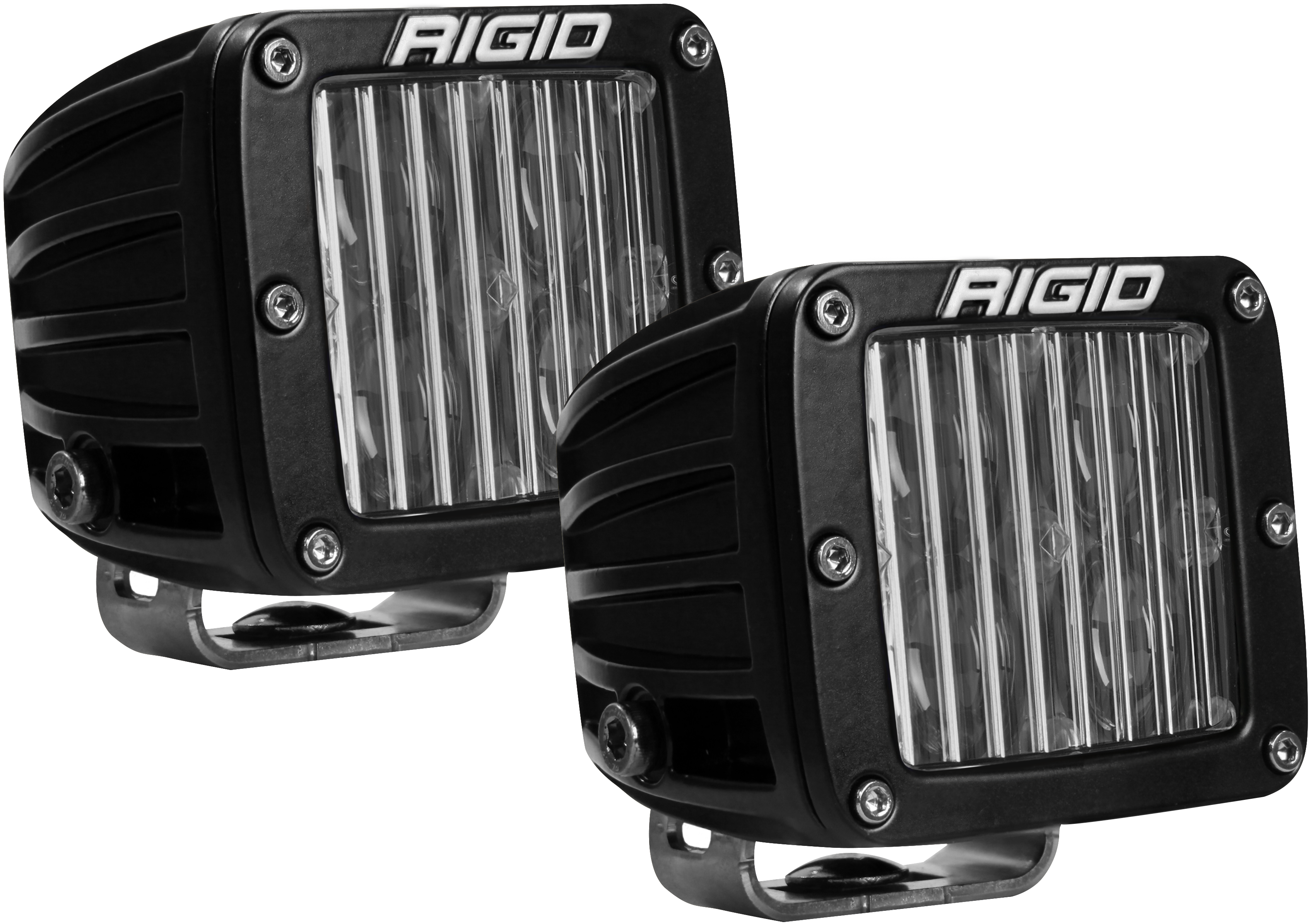 RIGID D-Series DOT/SAE J583 White LED Fog Light, Surface Mount, Pair-504813
