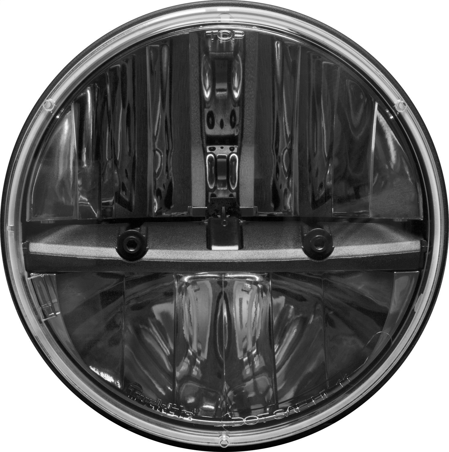 RIGID 7 Inch Round Headlight, Single-55002 RIGID 7 Inch Round Headlight, Single-55002